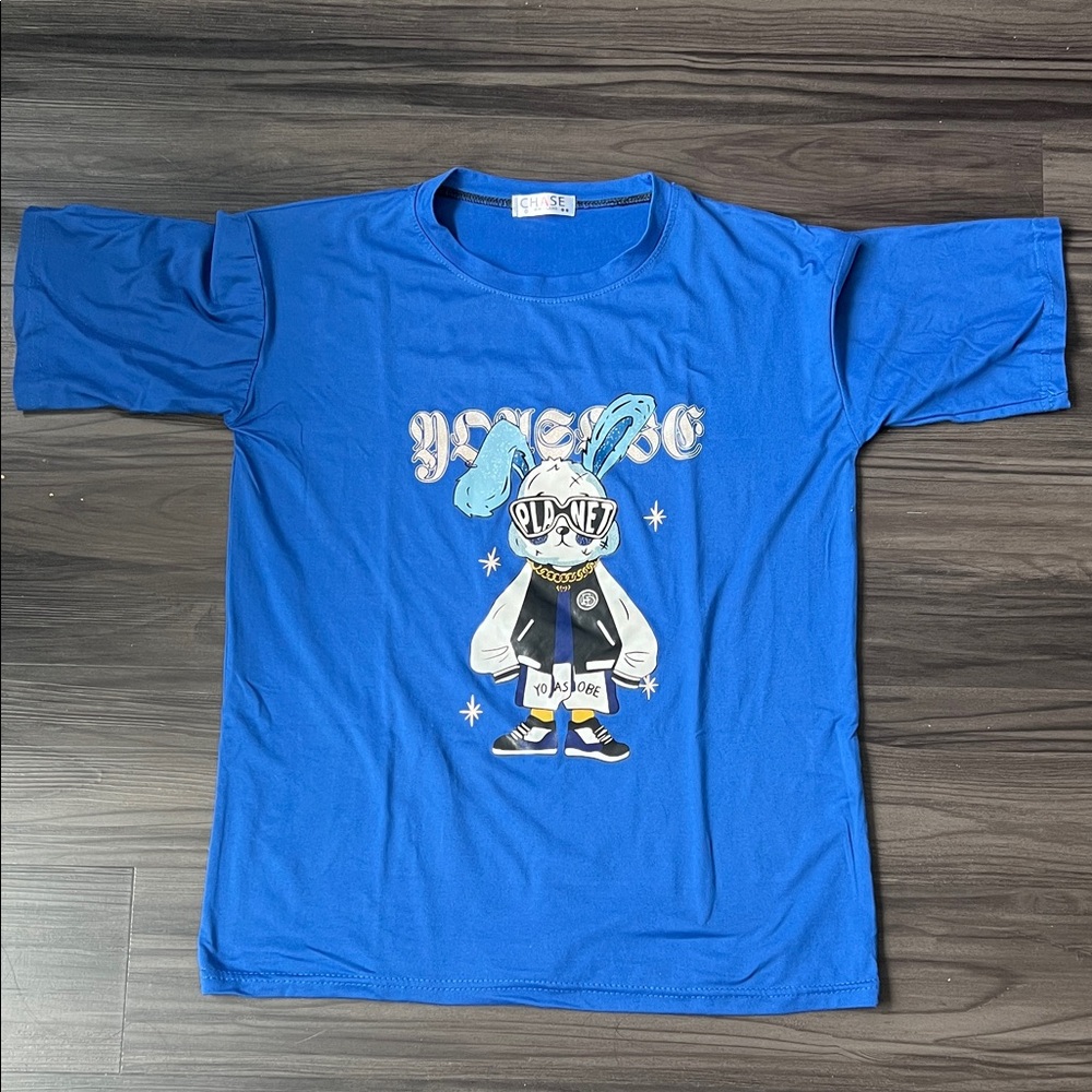 Blue Bunny Graphic Tee